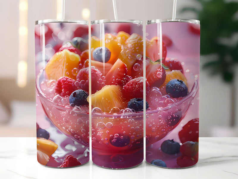 Fruit Salad 2 Tumbler Wrap - CraftNest - Digital Crafting and Art