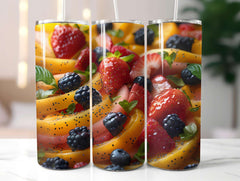 Fruit Salad 3 Tumbler Wrap - CraftNest - Digital Crafting and Art