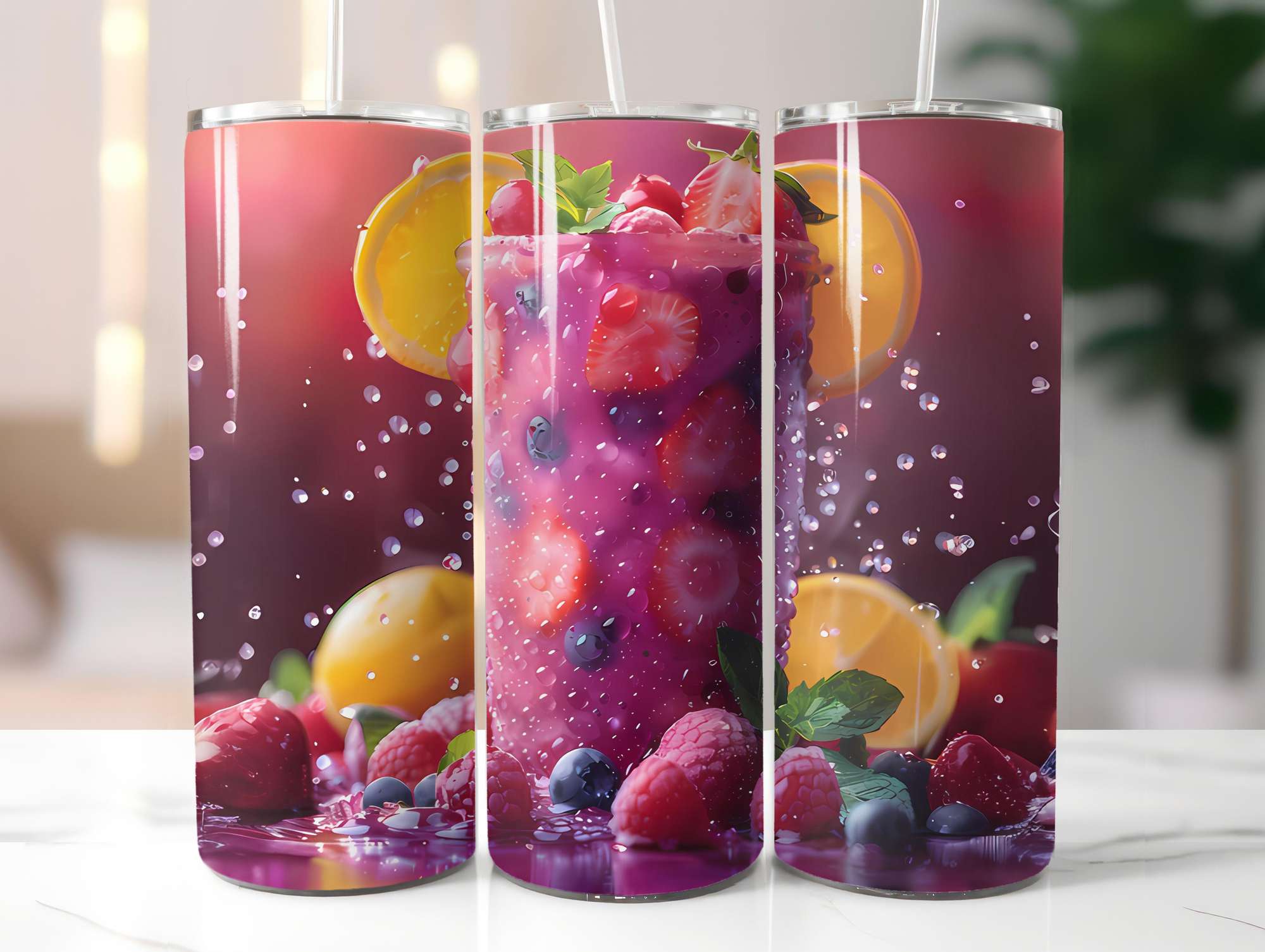 Fruit Salad 2 Tumbler Wrap - CraftNest - Digital Crafting and Art