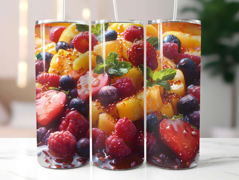 Fruit Salad 2 Tumbler Wrap - CraftNest - Digital Crafting and Art