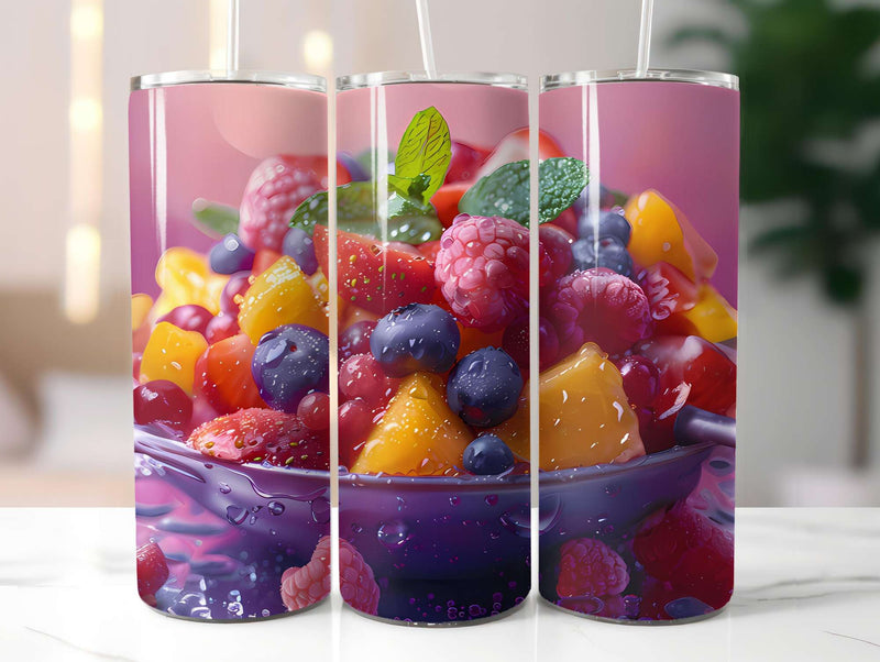 Fruit Salad 2 Tumbler Wrap - CraftNest - Digital Crafting and Art