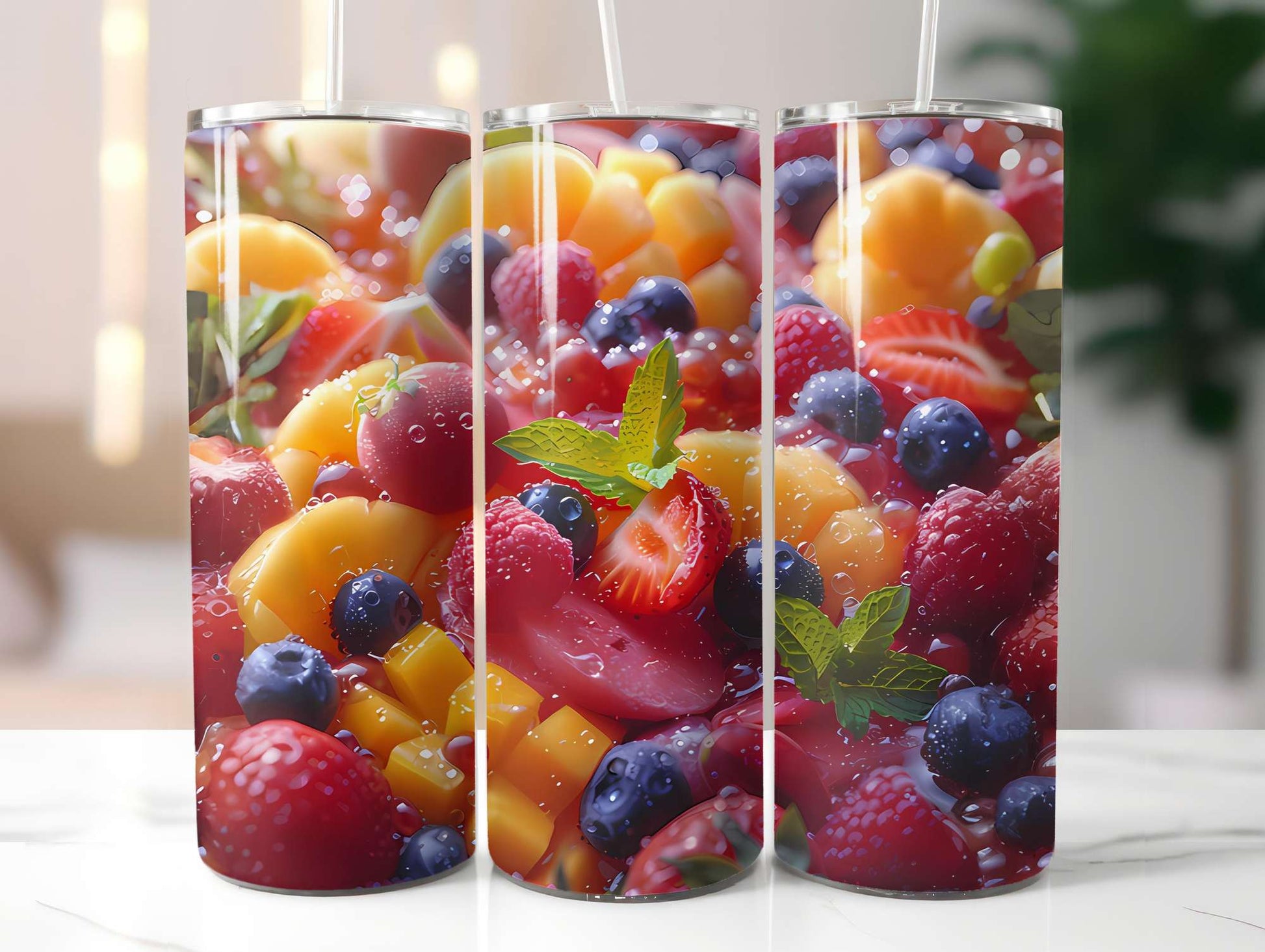 Fruit Salad 3 Tumbler Wrap - CraftNest - Digital Crafting and Art