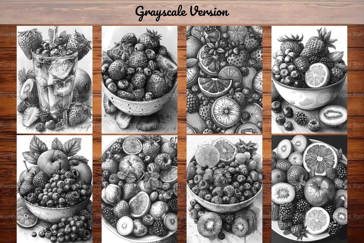 Fruit Salad Coloring Books - CraftNest - Digital Crafting and Art