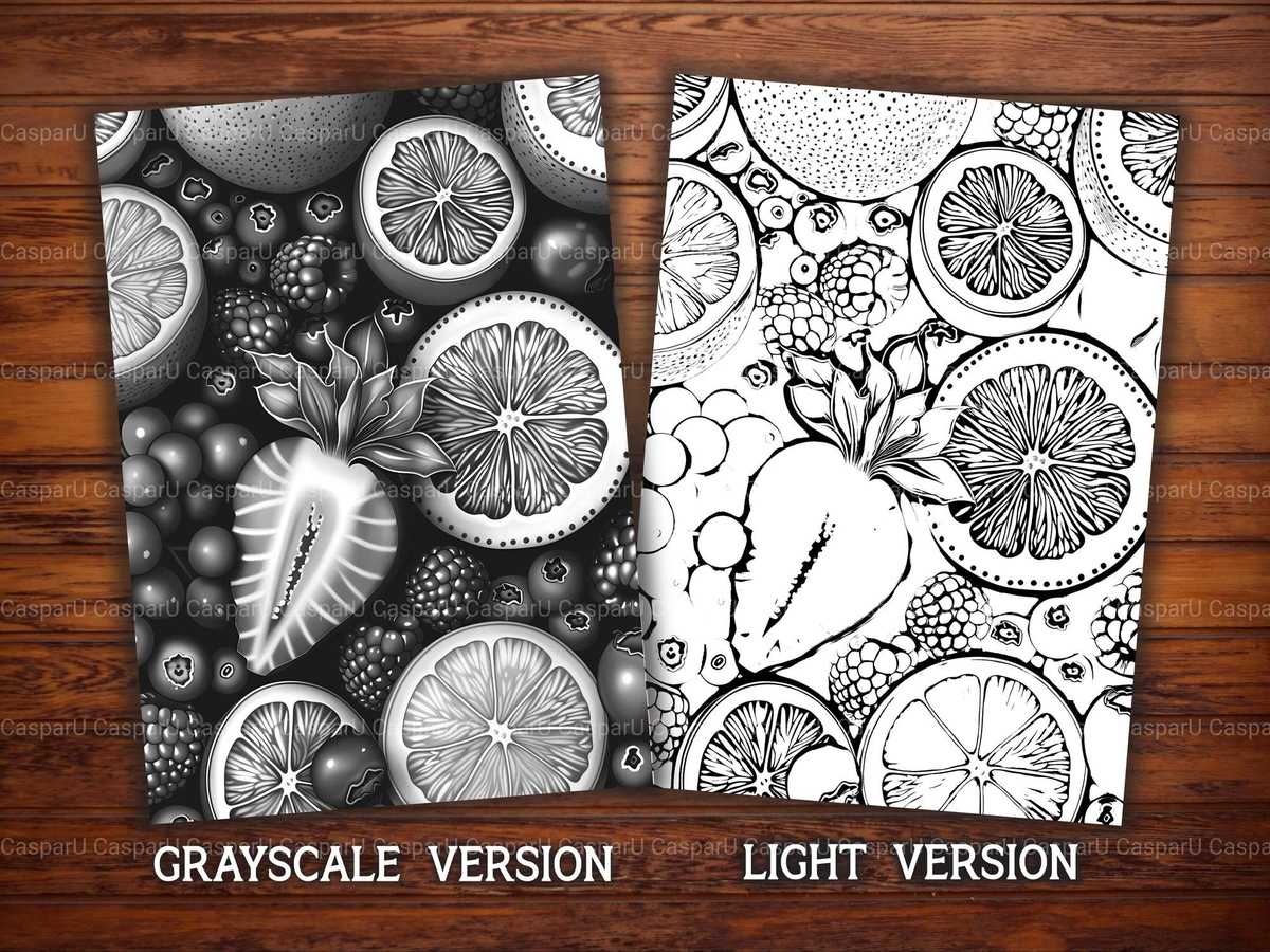 Fruit Salad Coloring Books - CraftNest - Digital Crafting and Art