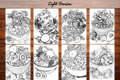 Fruit Salad Coloring Books - CraftNest - Digital Crafting and Art