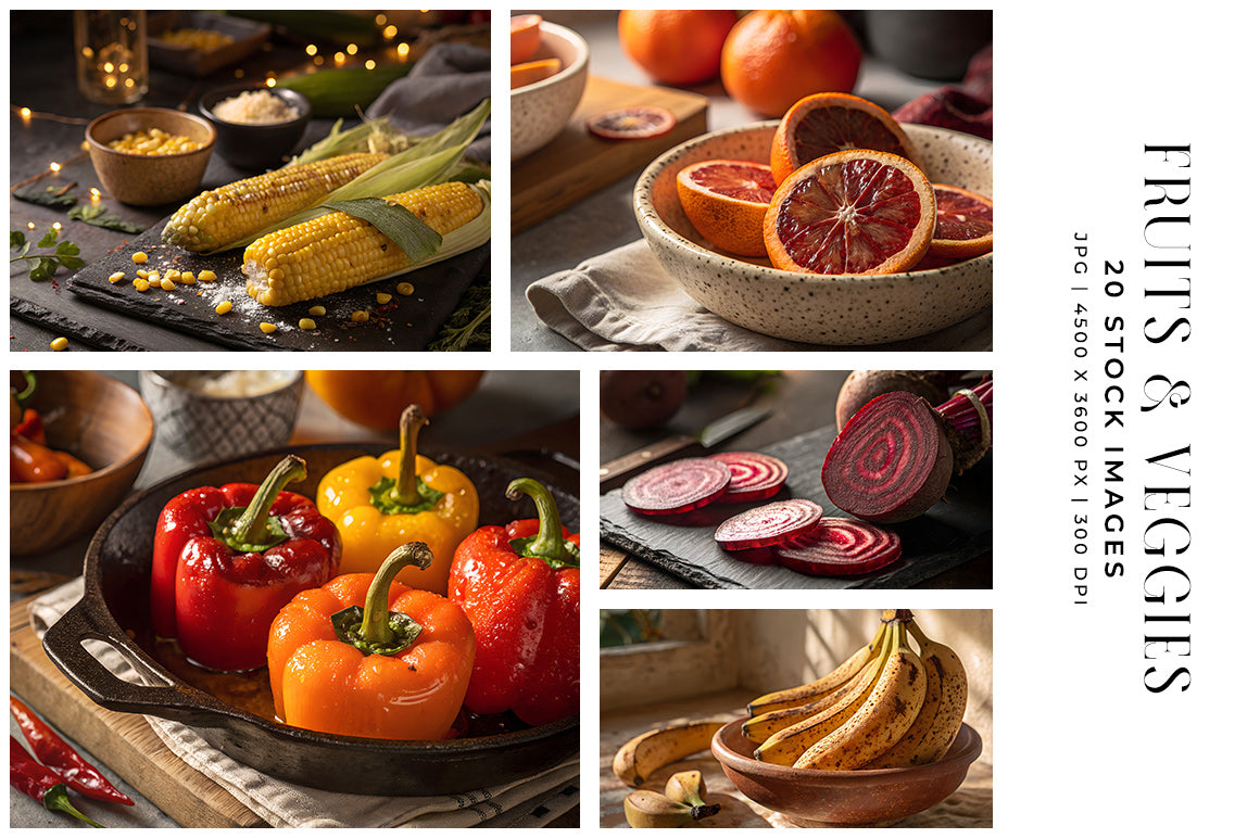 Fruits and Veggies - Stock Images