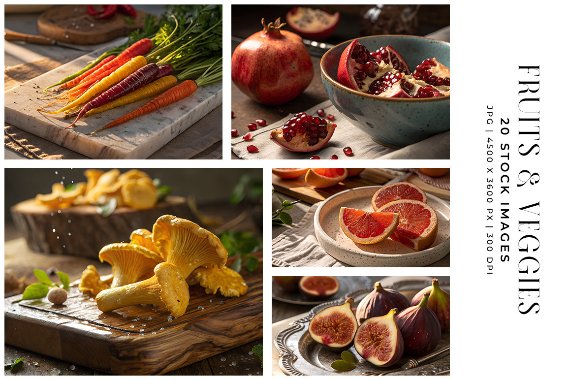 Fruits and Veggies - Stock Images