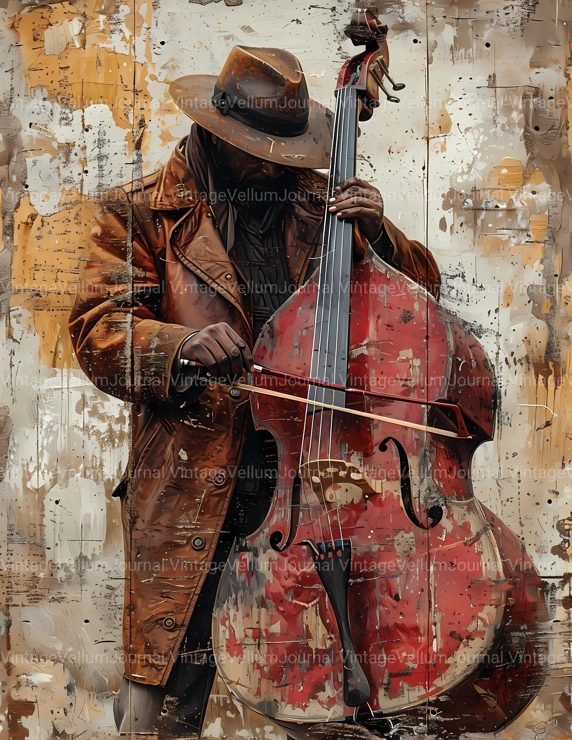 Musician Junk Journal Pages - CraftNest - Digital Crafting and Art