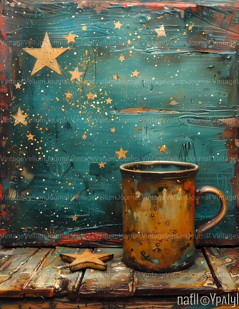 Stargazing Junk Journal Pages - CraftNest - Digital Crafting and Art