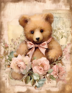 Teddy Bear Junk Journal Pages - CraftNest