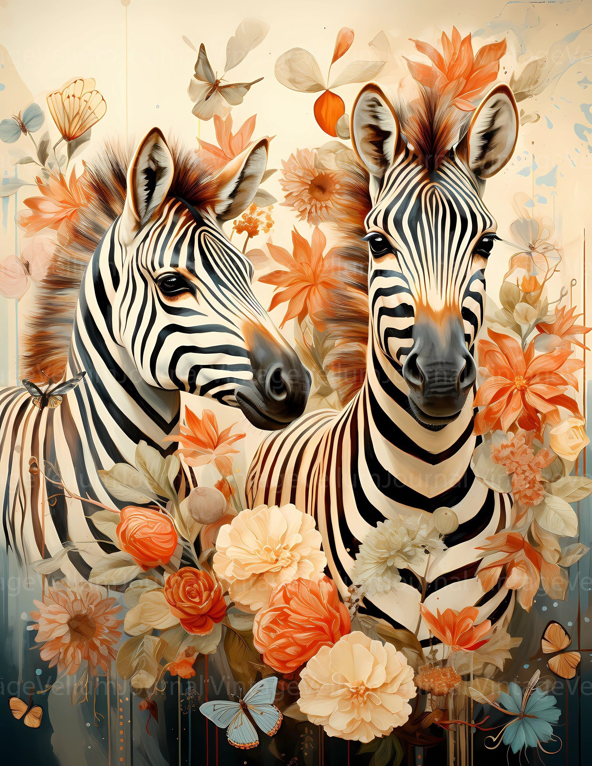 Cute Safari Junk Journal Pages - CraftNest