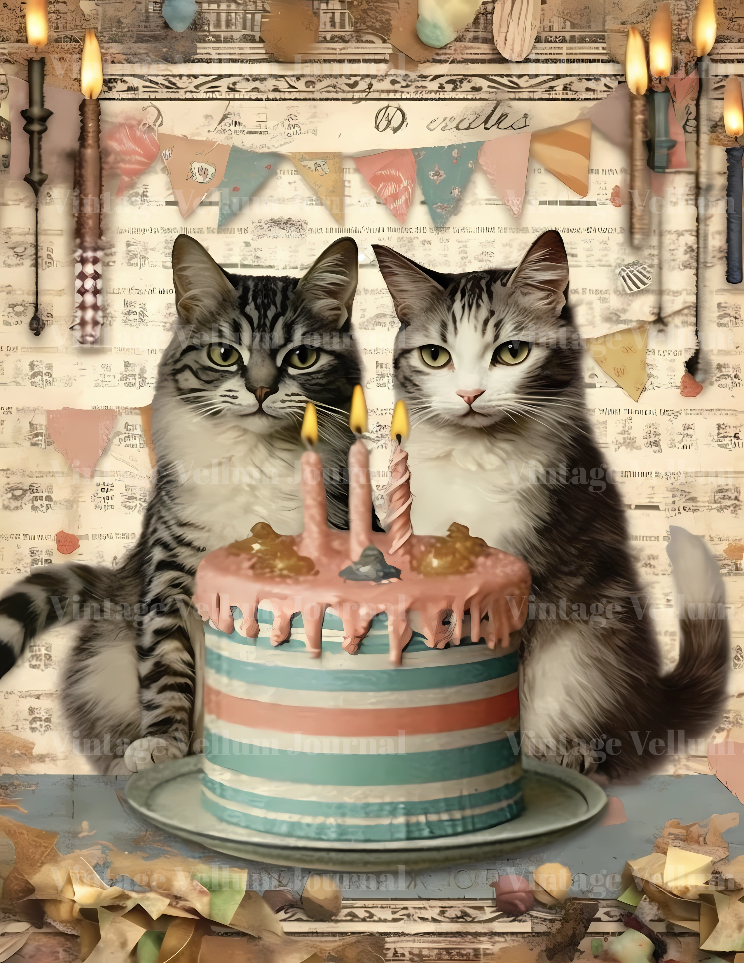 Birthday Cats Birthday Cats - CraftNest