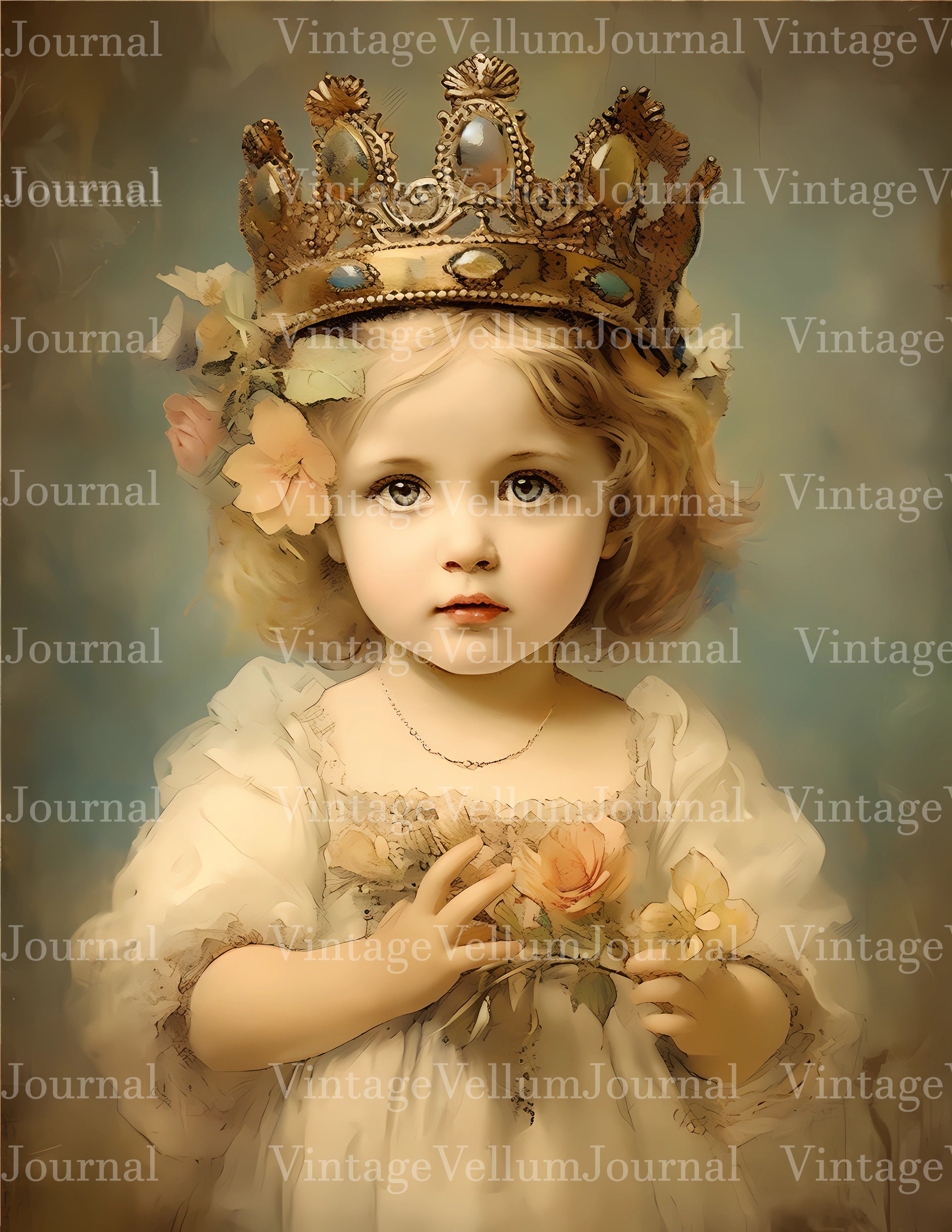 Baby Princess Junk Journal Pages - CraftNest