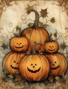 Pumpkin Spirits Junk Journal Pages - CraftNest