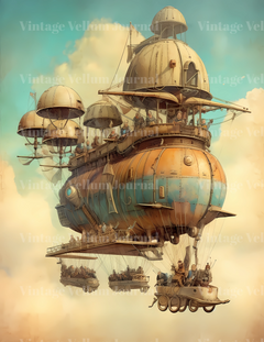 Steampunk Desert World Junk Journal Pages - CraftNest