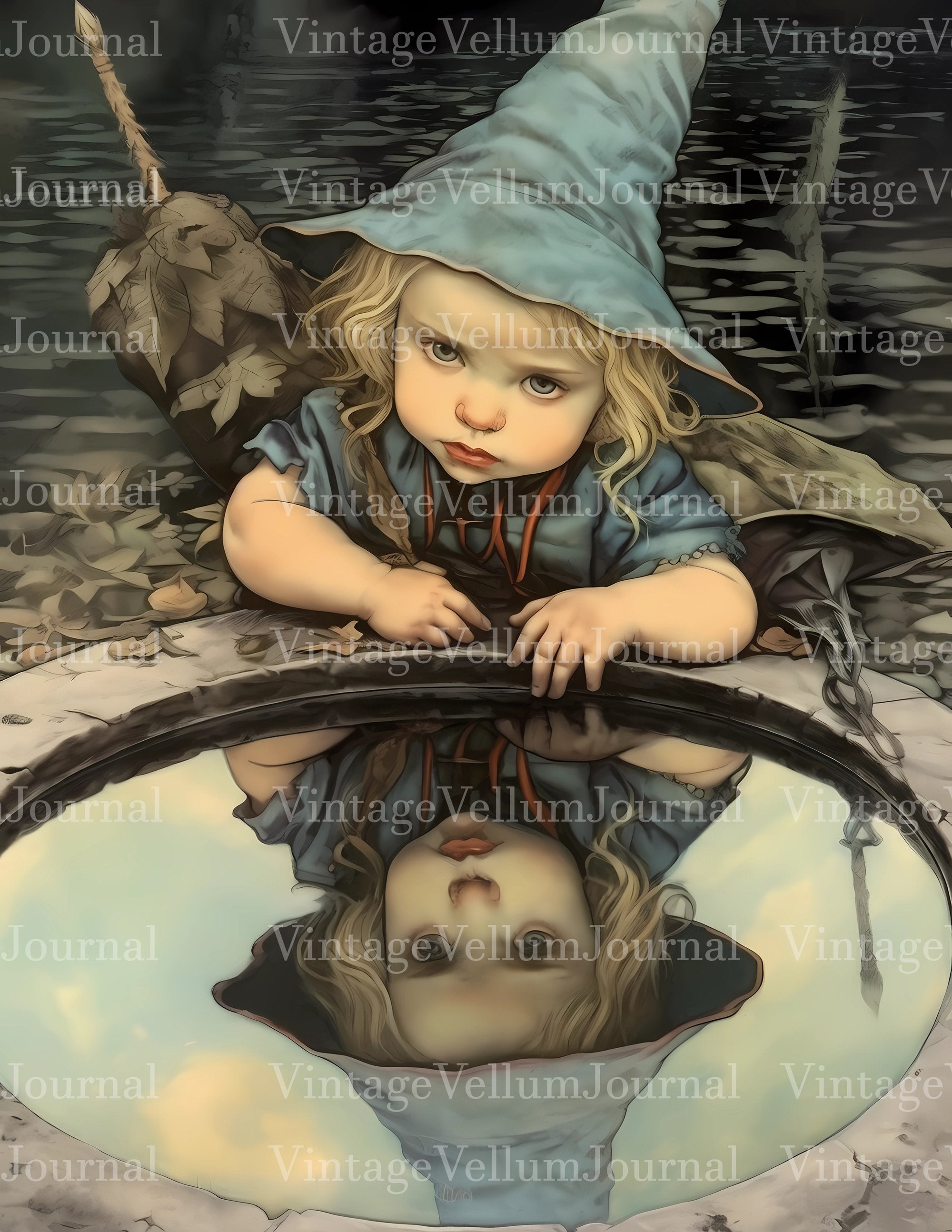 Baby Witches Junk Journal Pages - CraftNest