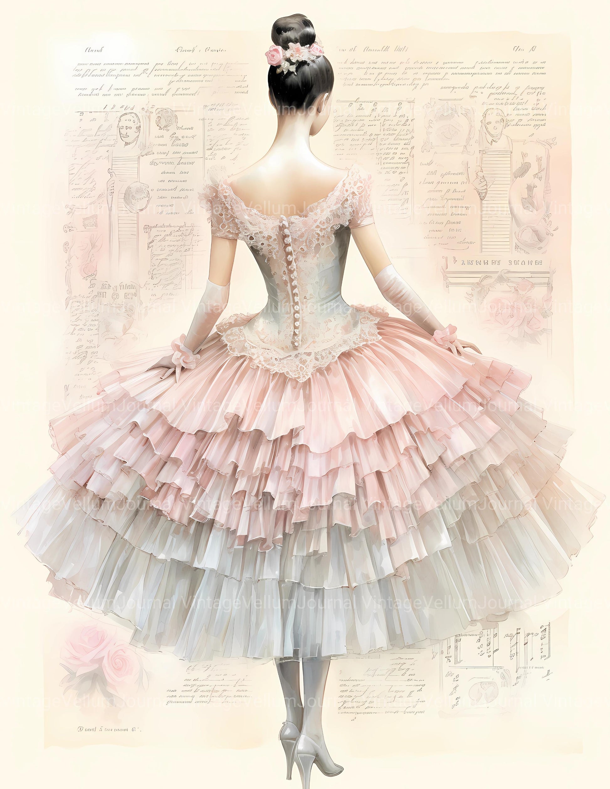 Ballet Memory Junk Journal Pages - CraftNest