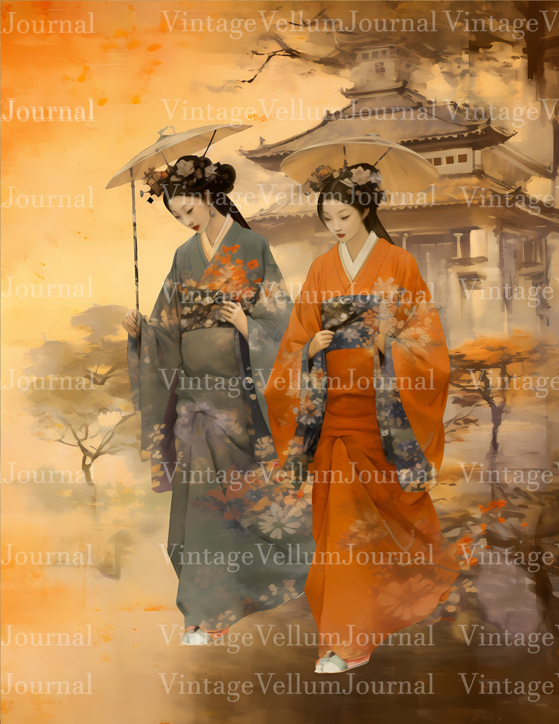 Chinese Dynasties Junk Journal Pages - CraftNest