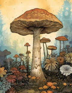 Wild Mushrooms Junk Journal Pages - CraftNest