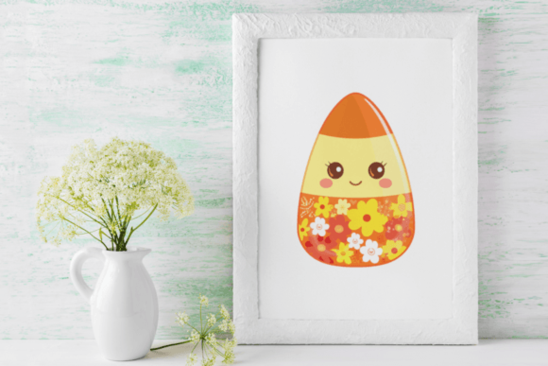 Funky Cute Candy Corn Clipart Bundle