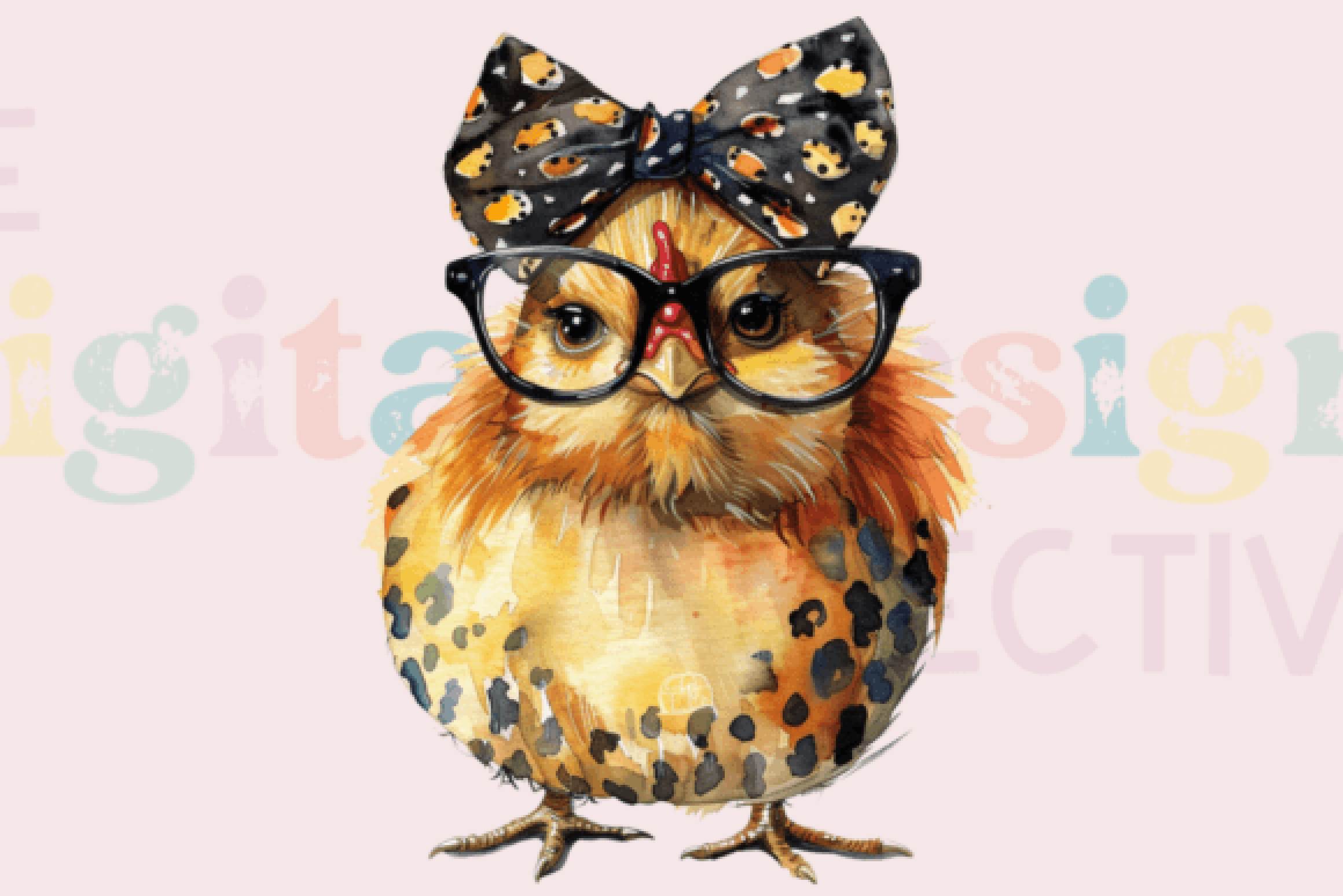 Funny Chicken Clipart Bundle