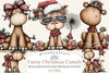 Funny Christmas Camels Clipart Bundle