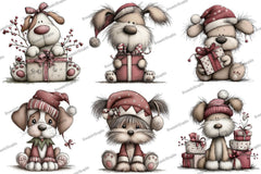 Funny Christmas Dog Clipart Bundle - CraftNest - Digital Crafting and Art