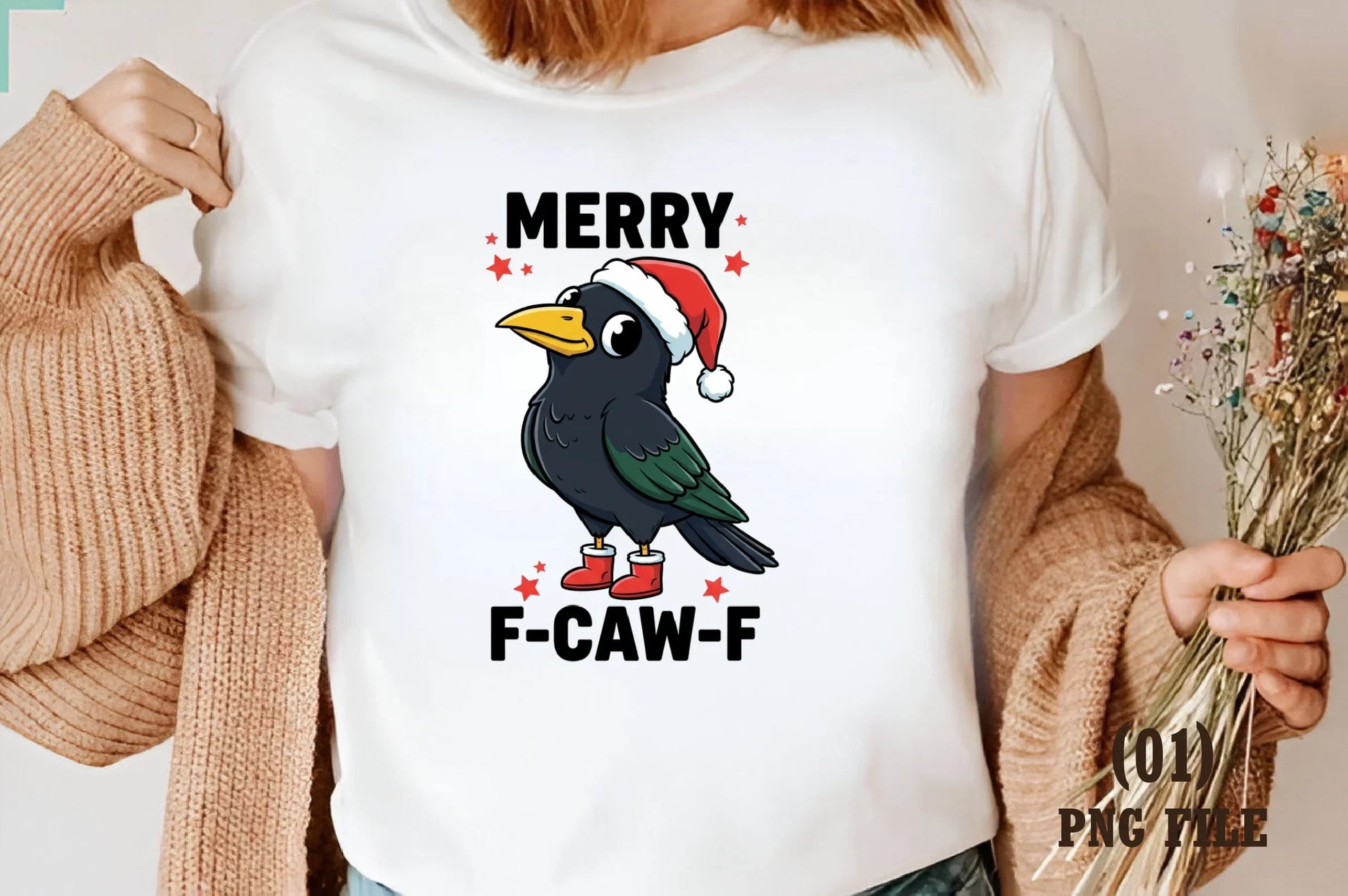 Funny Raven Christmas Clipart Bundle - CraftNest - Digital Crafting and Art