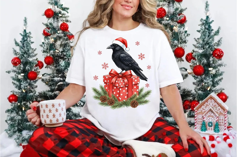 Funny Raven Christmas Clipart Bundle - CraftNest - Digital Crafting and Art