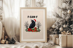 Funny Raven Christmas Clipart Bundle - CraftNest - Digital Crafting and Art