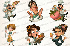Funny Italian Brainrot Clipart Bundle - CraftNest - Digital Crafting and Art