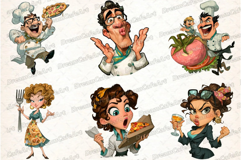 Funny Italian Brainrot Clipart Bundle - CraftNest - Digital Crafting and Art