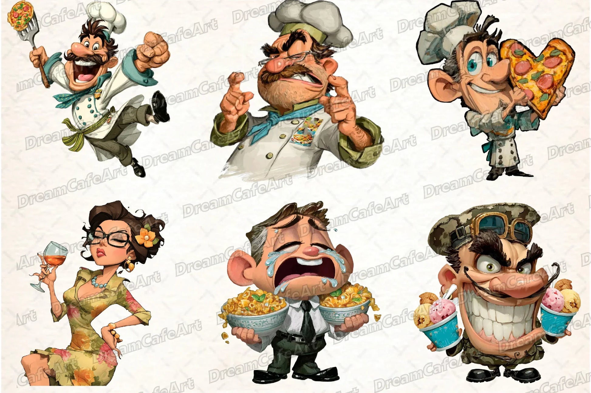 Funny Italian Brainrot Clipart Bundle - CraftNest - Digital Crafting and Art