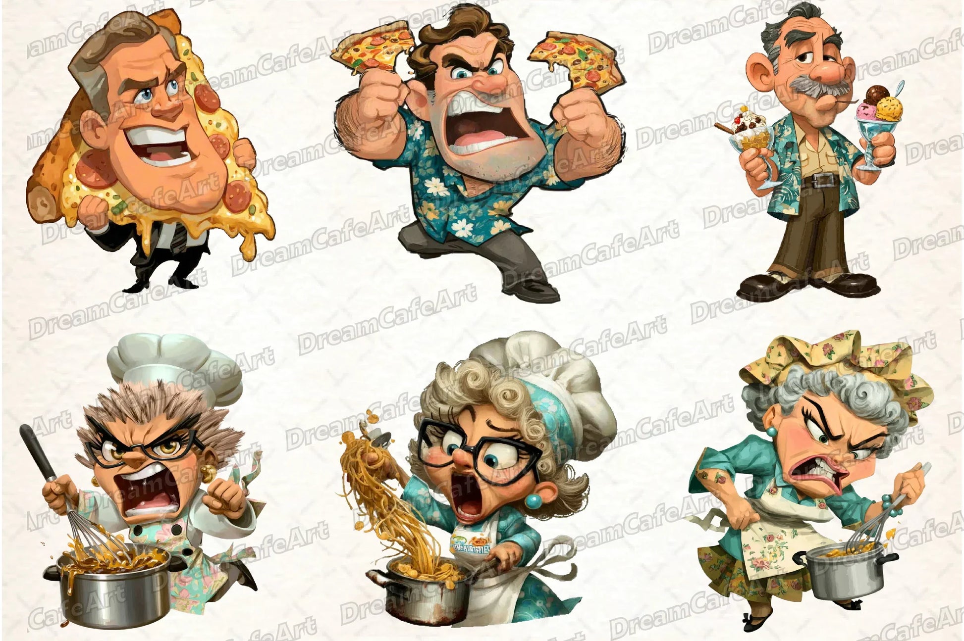 Funny Italian Brainrot Clipart Bundle - CraftNest - Digital Crafting and Art