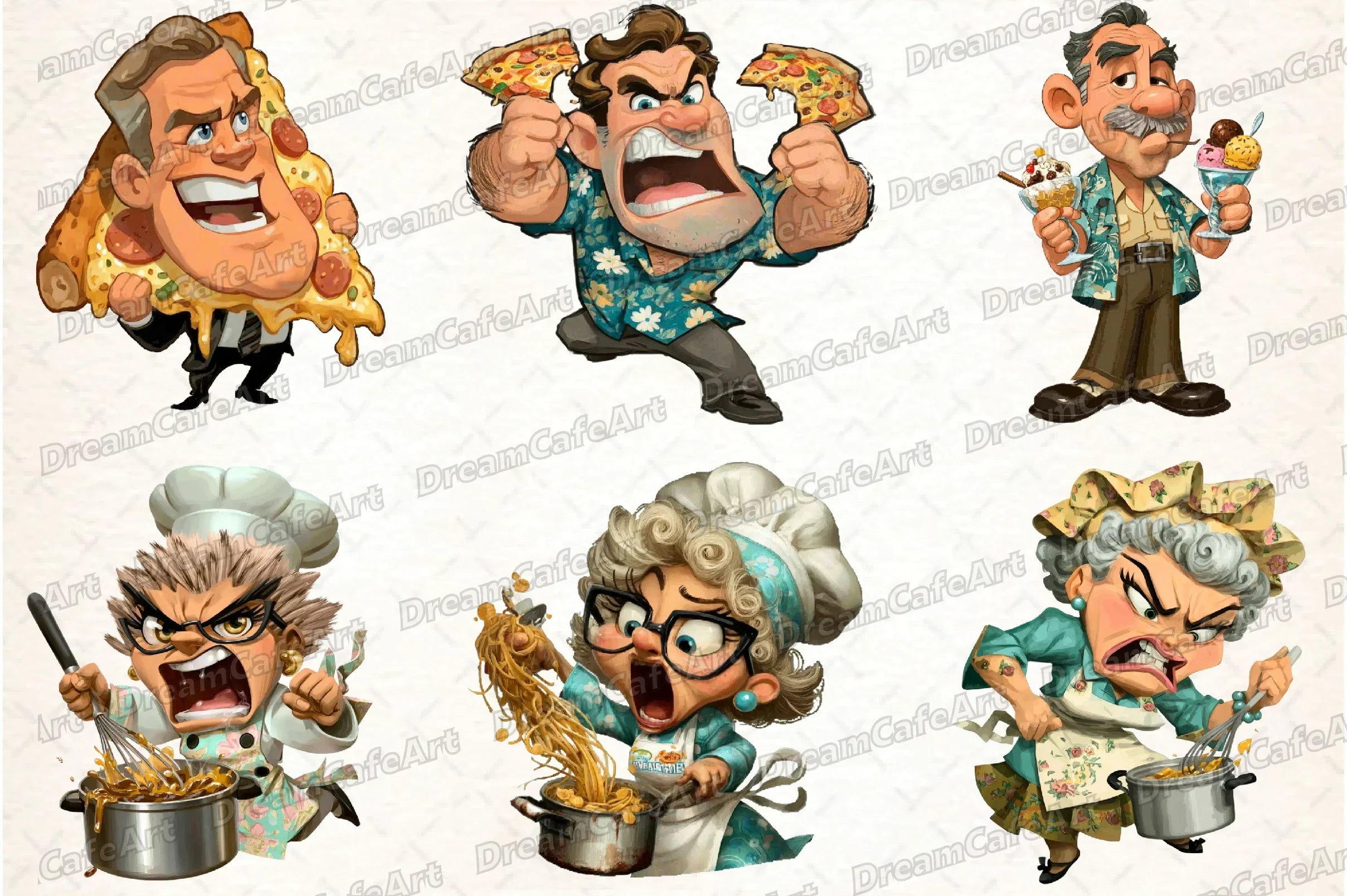 Funny Italian Brainrot Clipart Bundle - CraftNest - Digital Crafting and Art