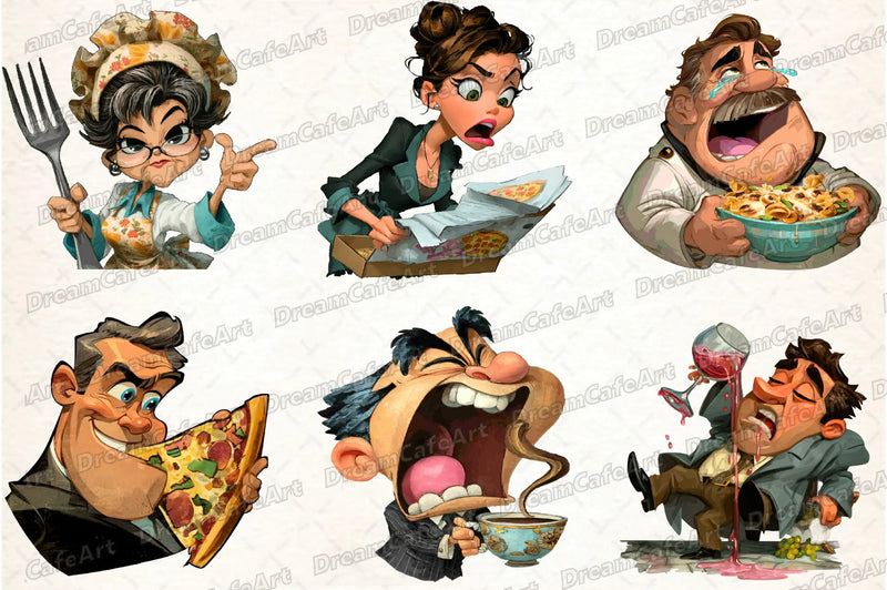 Funny Italian Brainrot Clipart Bundle - CraftNest - Digital Crafting and Art