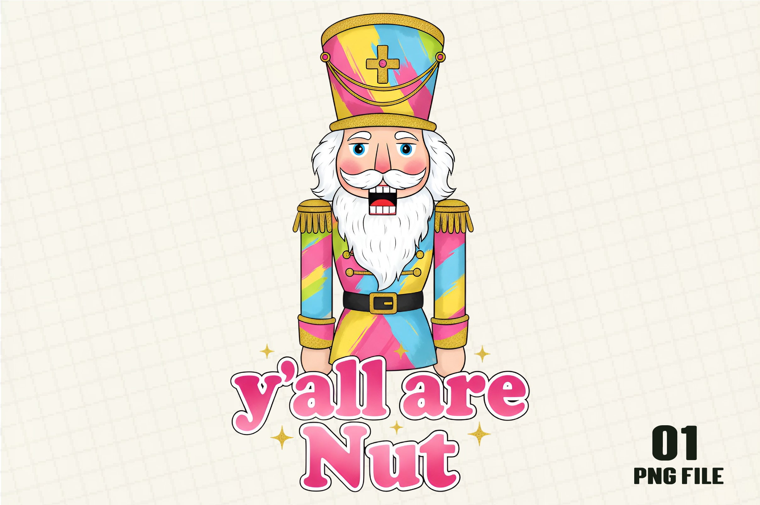 Funny Nutcracker Christmas Clipart Bundle