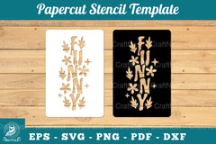 Funny Papercut Stencil Clipart Bundle - CraftNest - Digital Crafting and Art