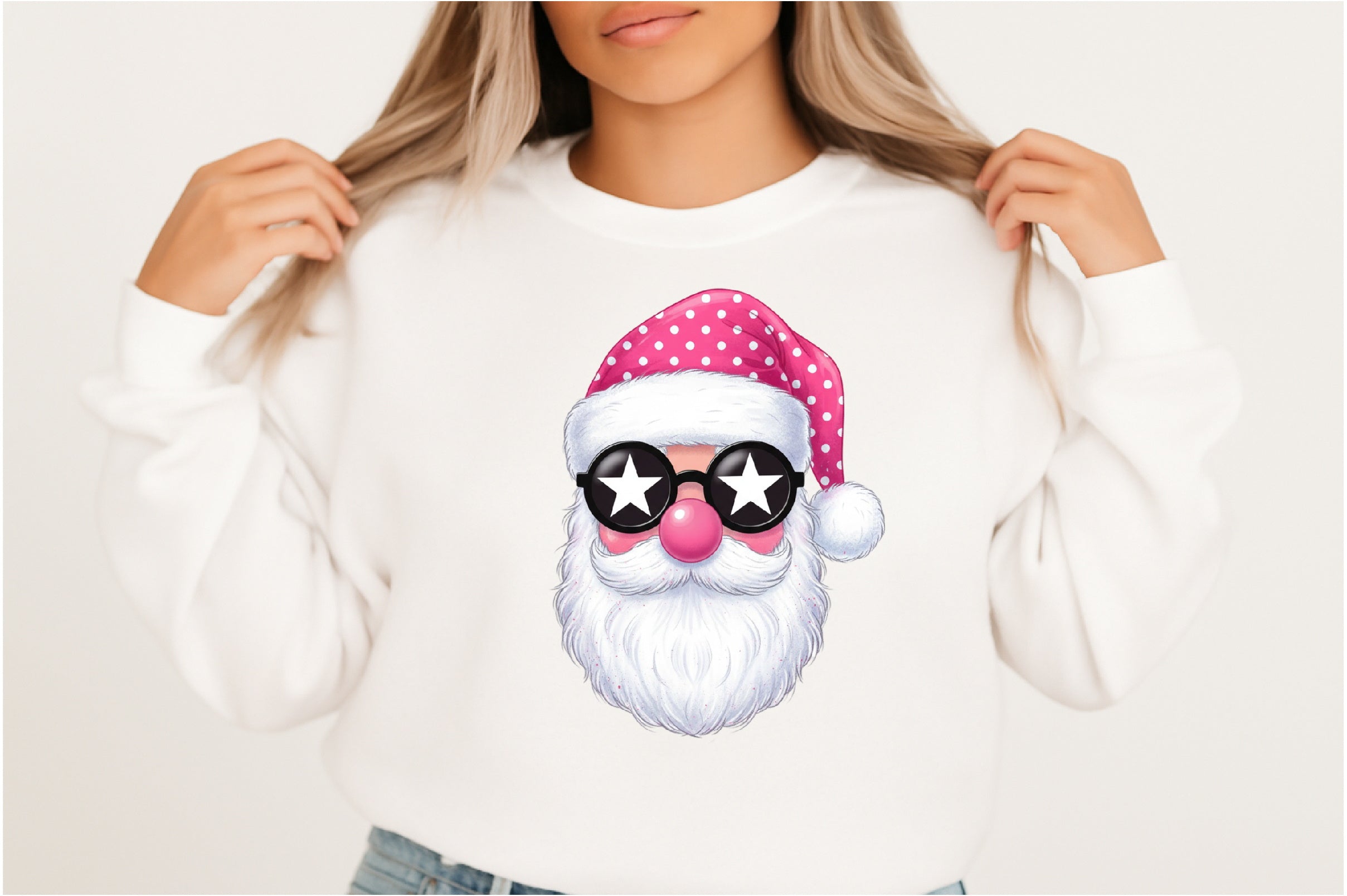 Funny Santa Christmas Clipart Bundle