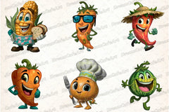 Funny Vegetable Italian Brainrot Clipart Bundle - CraftNest - Digital Crafting and Art