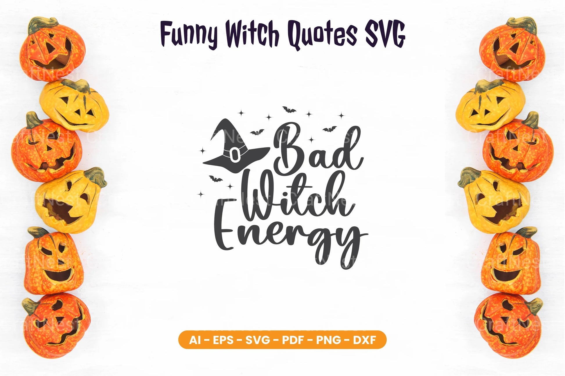 Funny Witch Quotes SVG Bundle - CraftNest - Digital Crafting and Art