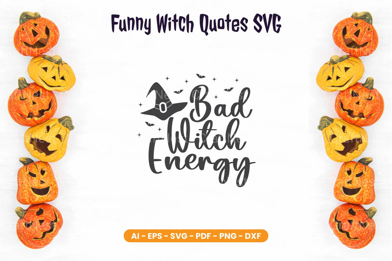 Funny Witch Quotes SVG Bundle - CraftNest - Digital Crafting and Art