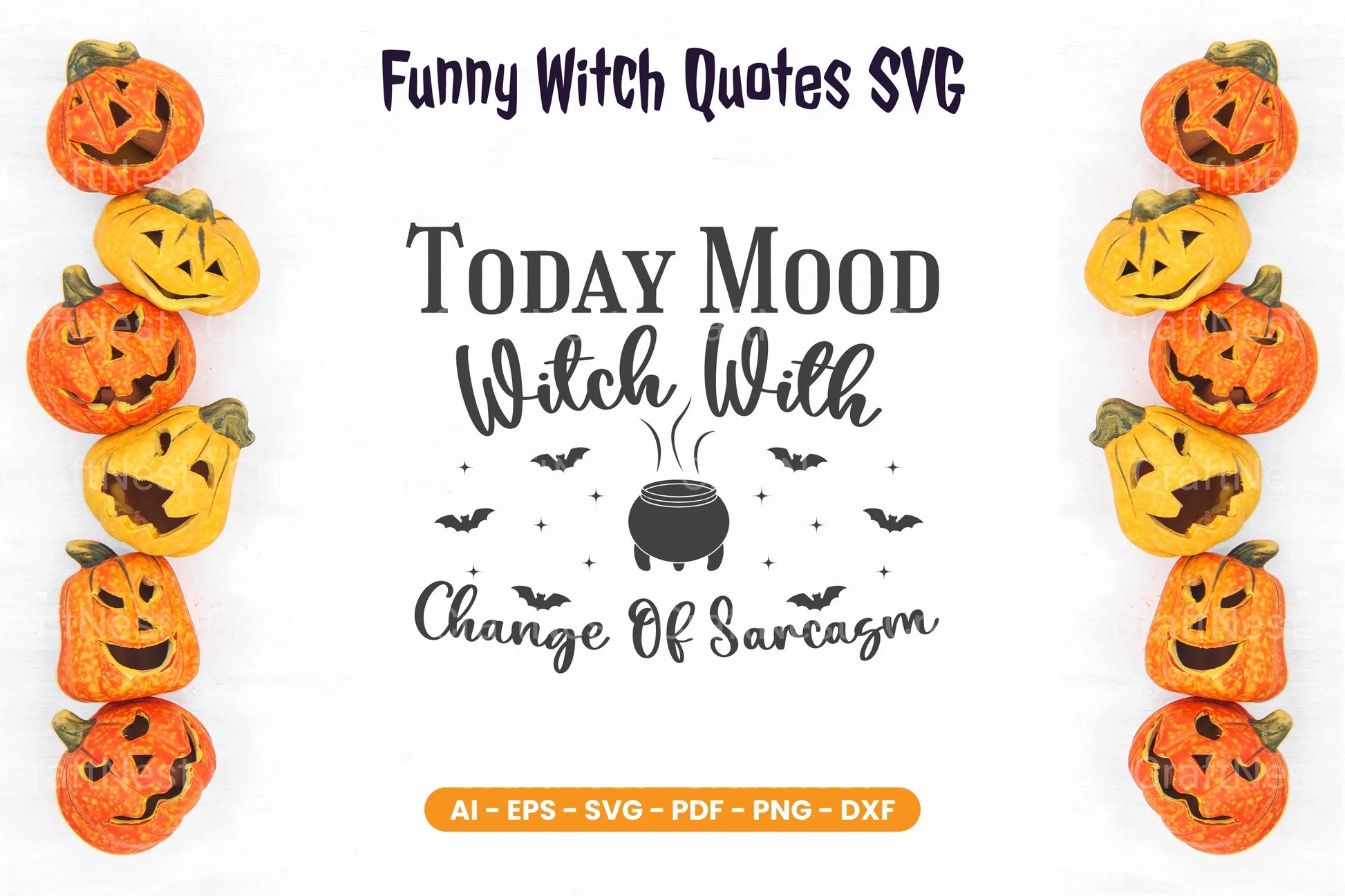Funny Witch Quotes SVG Bundle - CraftNest - Digital Crafting and Art