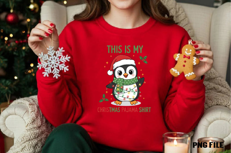 Funny Christmas Penguin T-Shirt Design Bundle - CraftNest - Digital Crafting and Art
