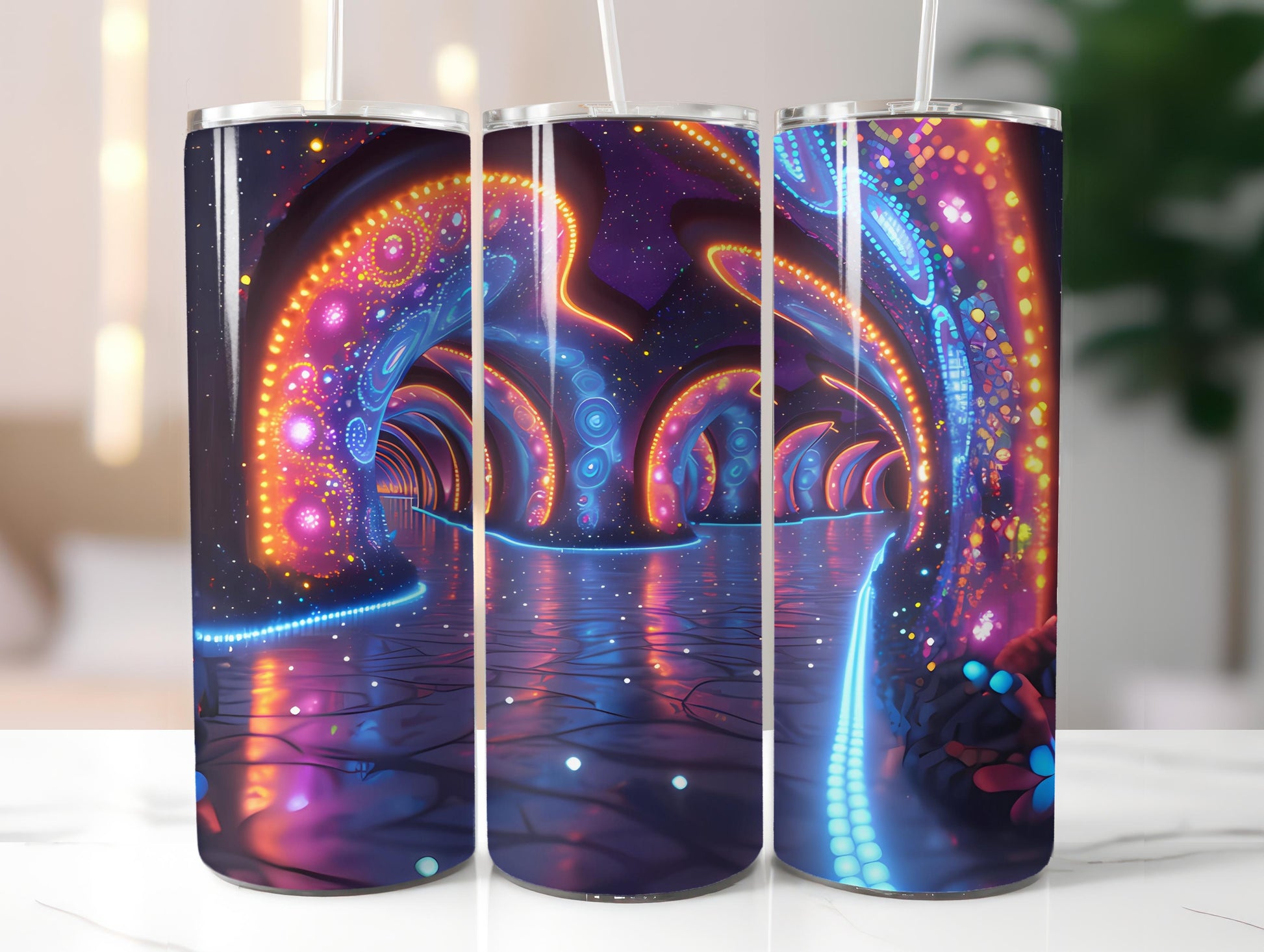 Futuristic Easter 3 Tumbler Wrap - CraftNest