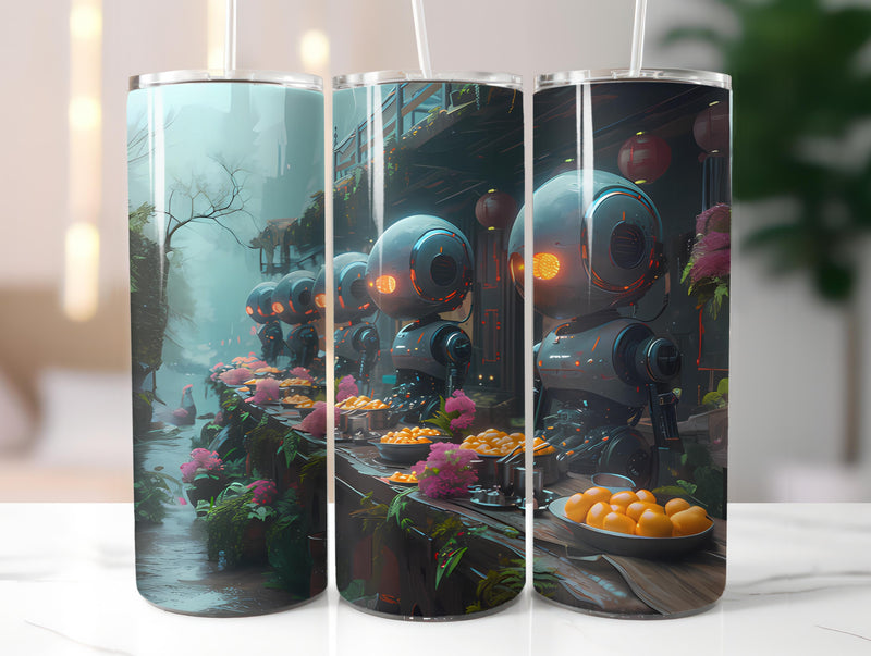 Futuristic Easter 5 Tumbler Wrap - CraftNest