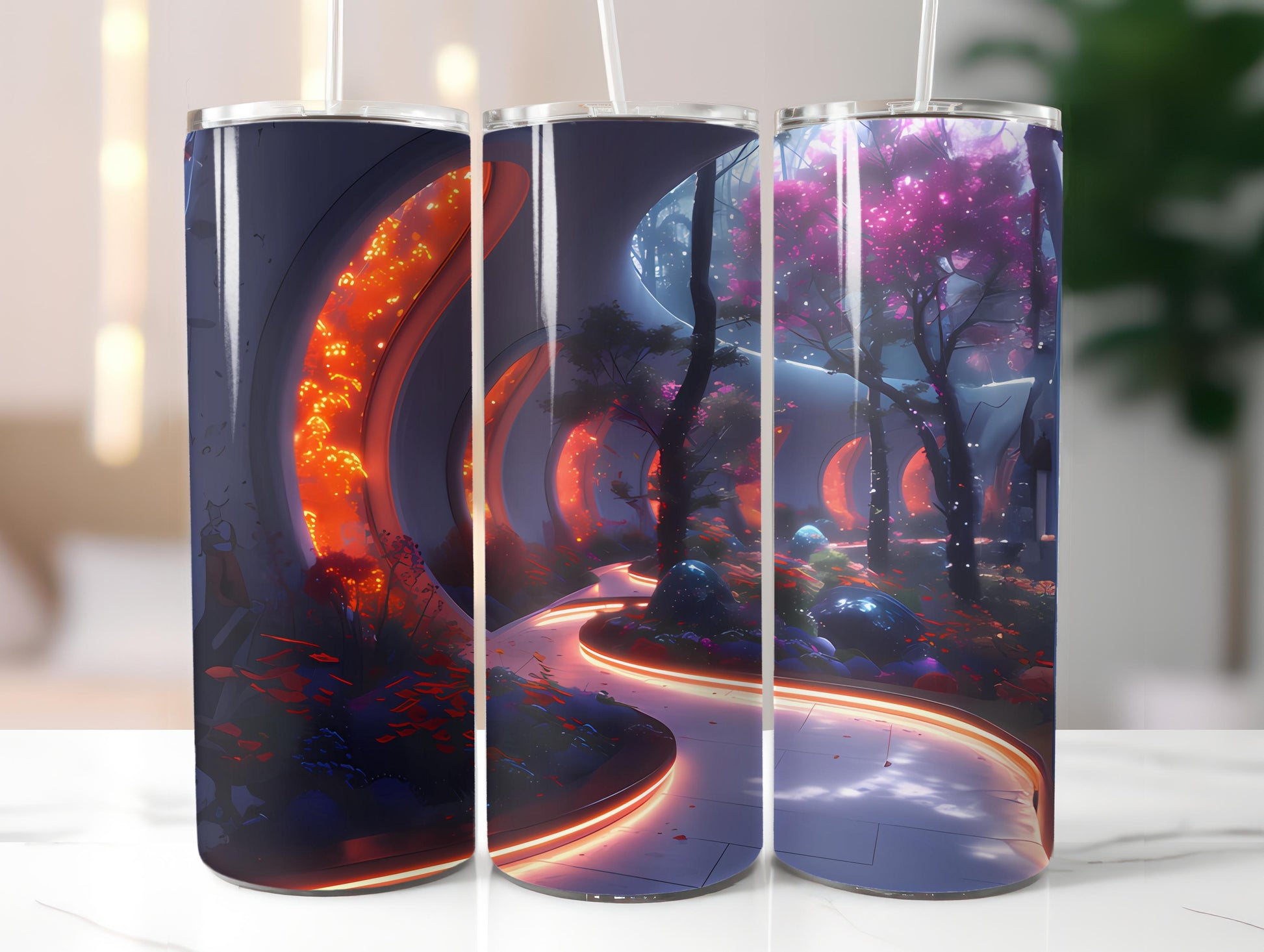 Futuristic Easter 6 Tumbler Wrap - CraftNest