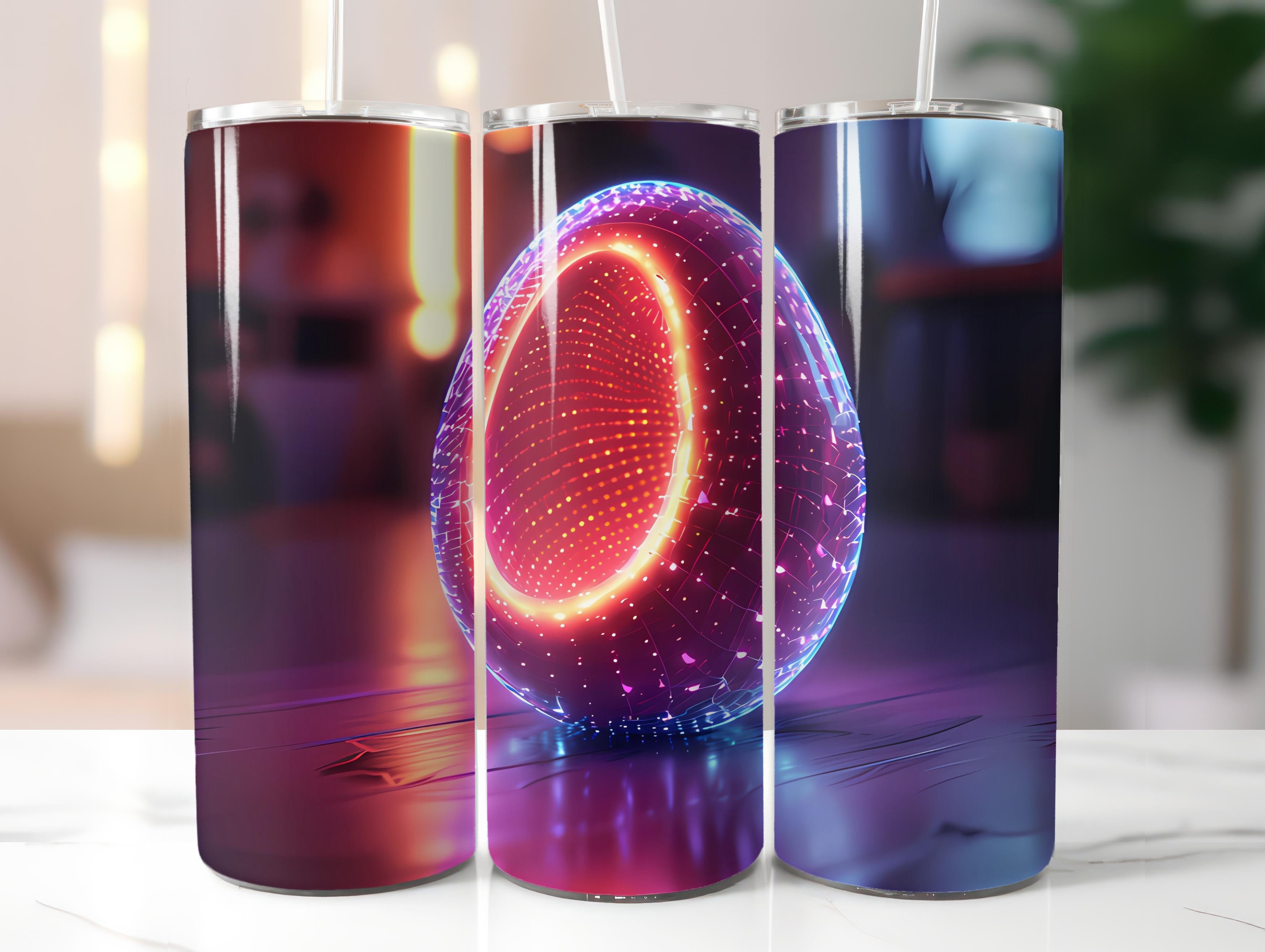 Futuristic Easter 5 Tumbler Wrap - CraftNest