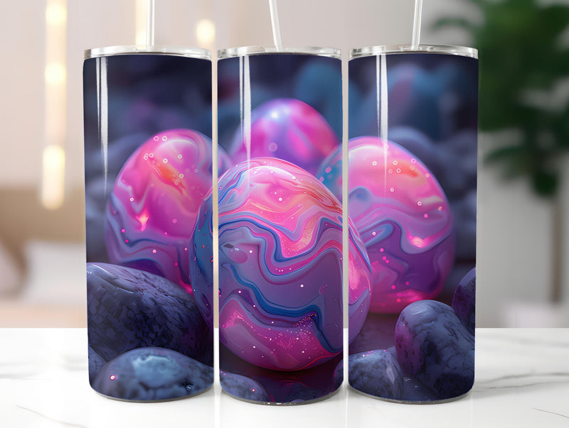 Futuristic Easter 3 Tumbler Wrap - CraftNest