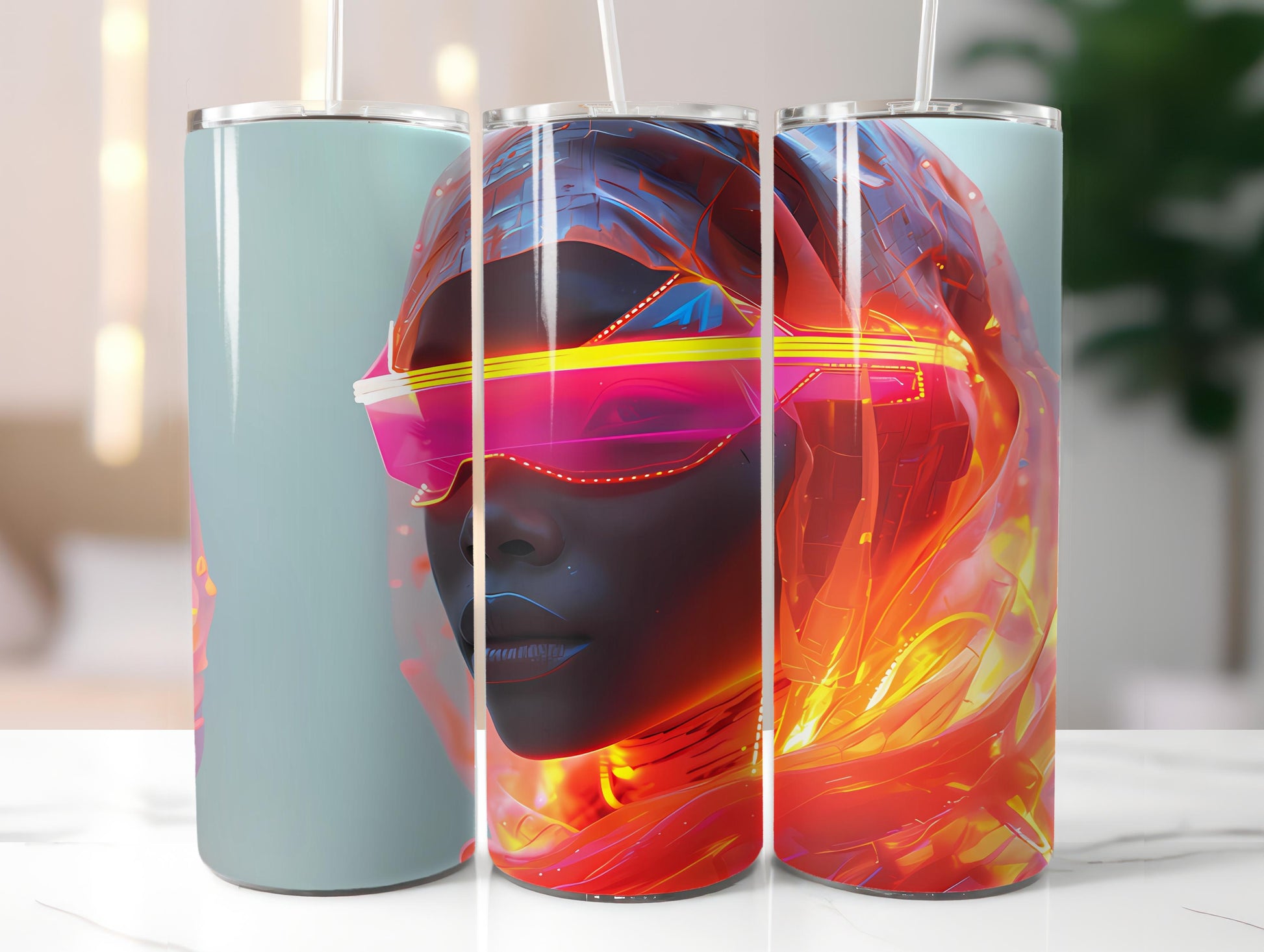 Futuristic Easter 6 Tumbler Wrap - CraftNest